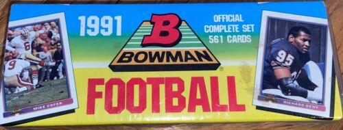 Complete Set Football Cards 1991 Bowman