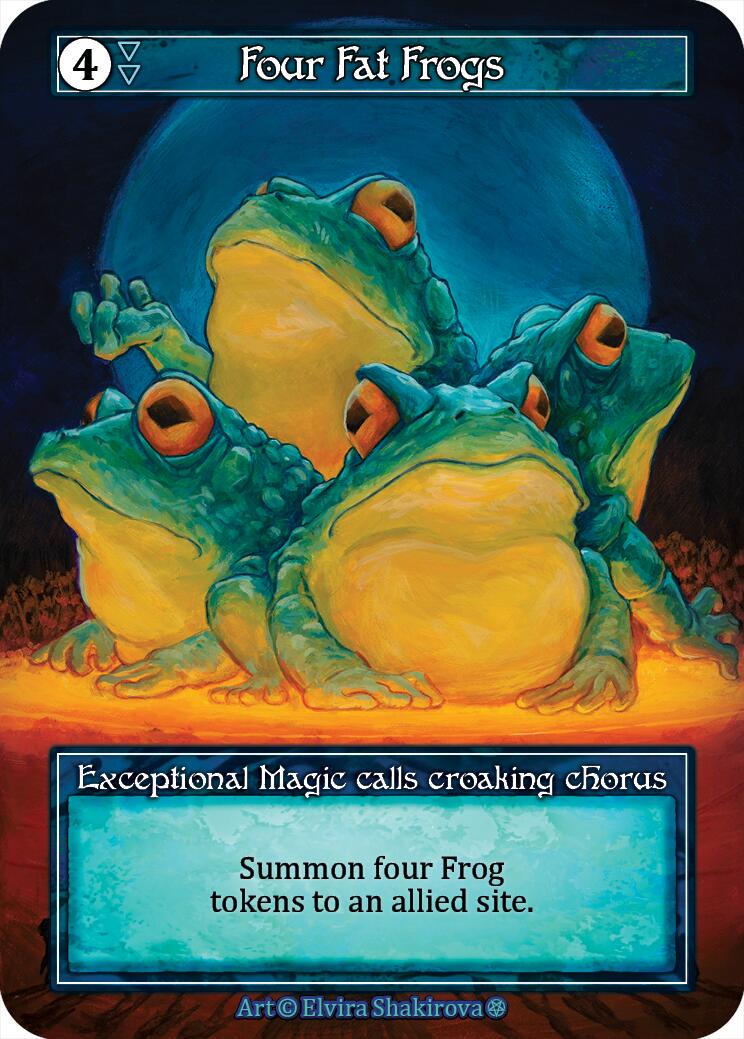 Four Fat Frogs [Foil] Prices | Sorcery: Contested Realms Gothic