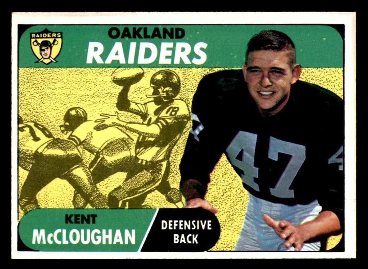 kent mccloughhan #12 Football Cards 1968 Topps