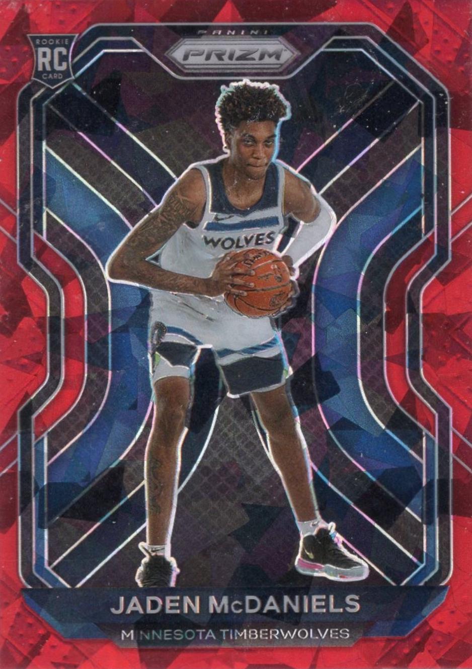 2020 Jaden McDaniels [Red Ice Prizm] #277