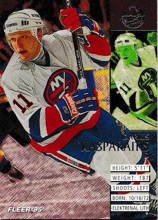 Darius Kasparaitis #122 1994-95 Fleer Hockey