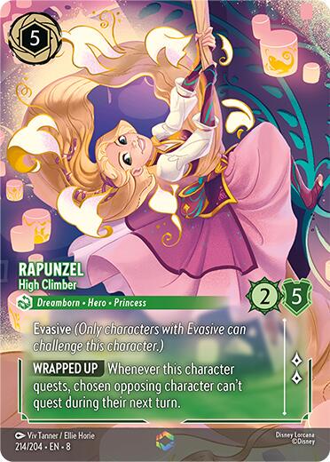 Rapunzel - High Climber #214 Lorcana Reign of Jafar