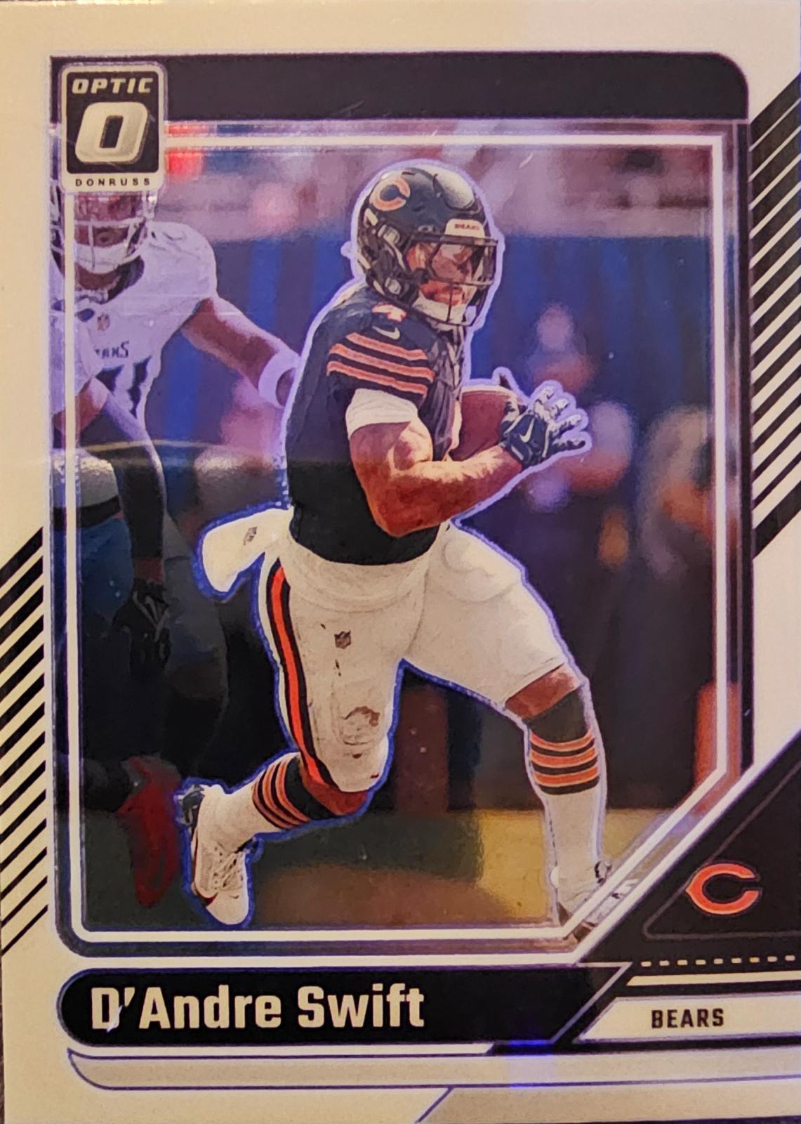 D'Andre Swift #34 Football Cards 2024 Panini Donruss Optic