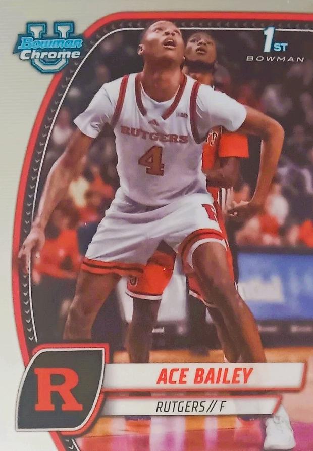 Ace Bailey #1 Basketball Cards 2024 Bowman Chrome University
