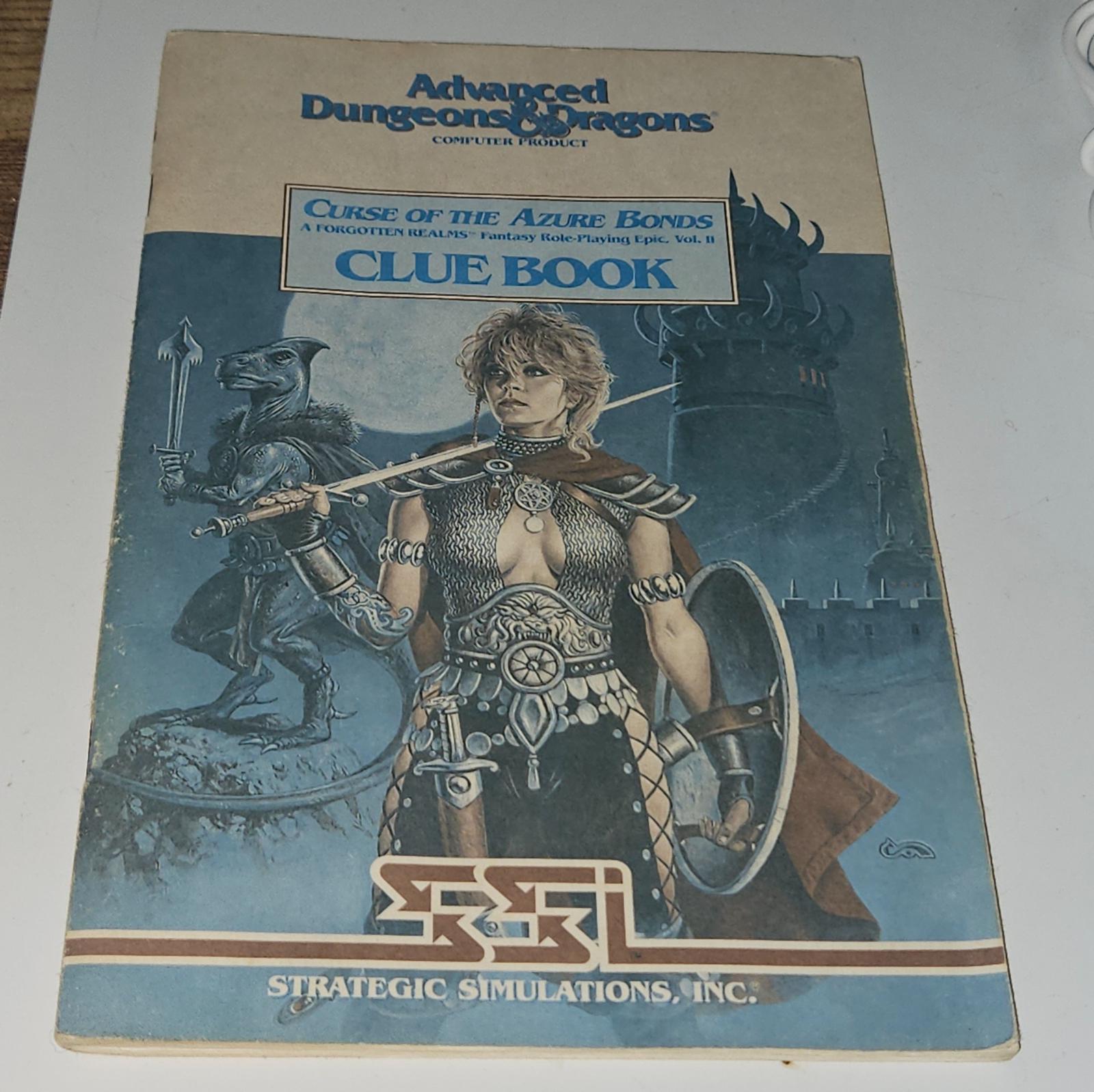 Curse Of Azure Bonds Clue Book Strategy Guide