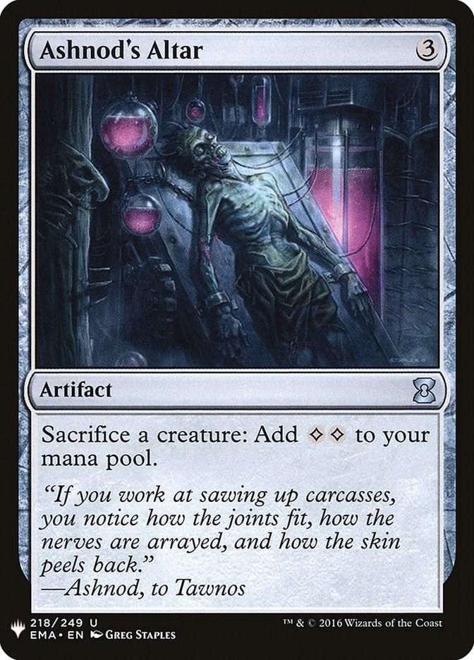 Ashnod's Altar #218 Magic The List Reprints