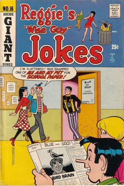 Reggie's Wise Guy Jokes #16 (1970) Comic Books Reggie's Wise Guy Jokes