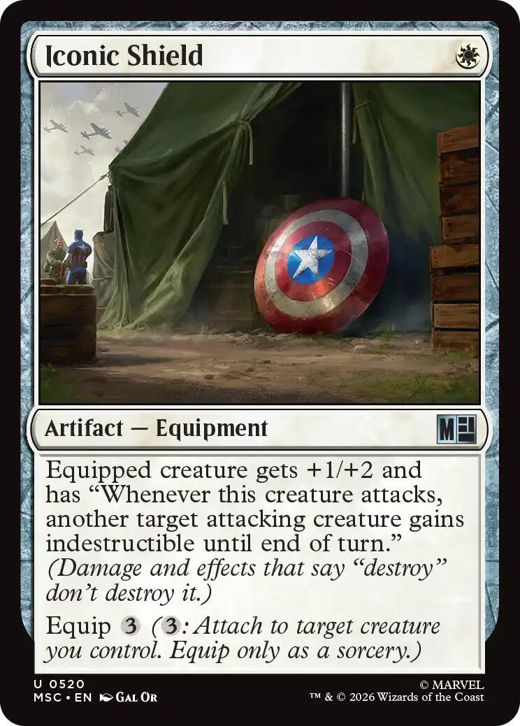 Iconic Shield (Magic Marvel Super Heroes Commander)