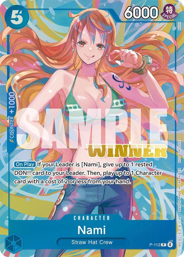 Nami [Winner] P-112 Prices | One Piece Promo | One Piece Cards