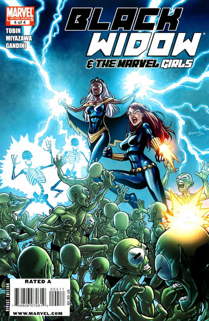 Black Widow & The Marvel Girls #4 (2010) Comic Books Black Widow & The Marvel Girls
