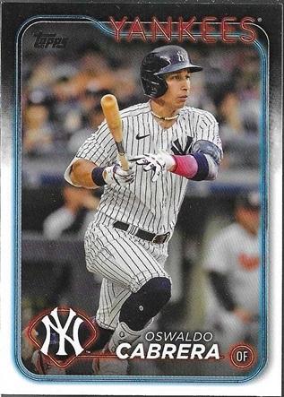 Oswaldo Cabrera #479 Baseball Cards 2024 Topps