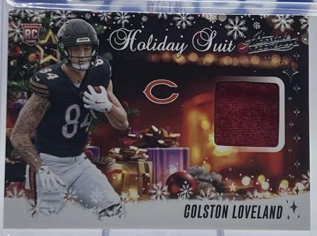 Colston Loveland #6 2025 Panini Absolute Countdown Calendar Holiday Suit Football