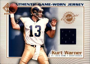 Kurt Warner #102 2002 Pacific Private Stock Reserve Game Worn Jersey Football