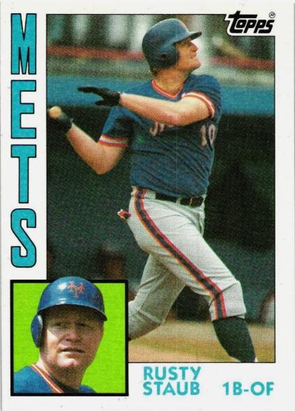 Rusty Staub #430 1984 Topps Baseball
