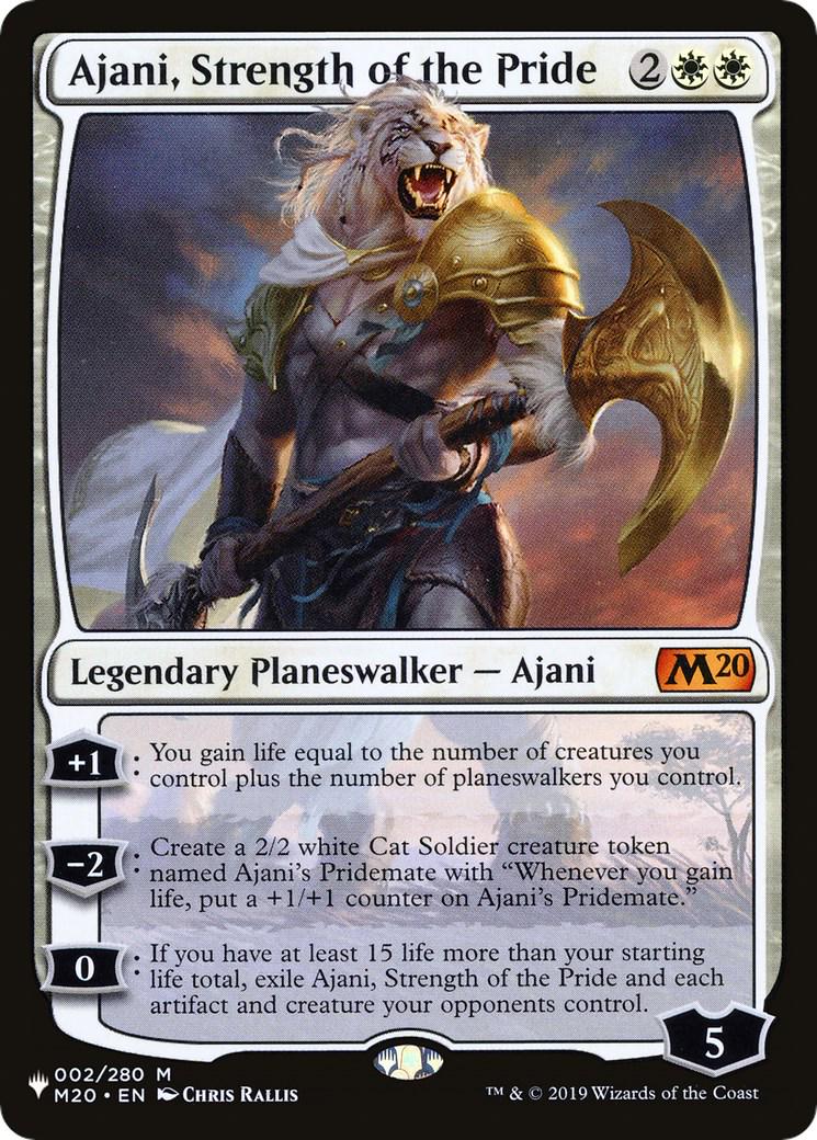 Ajani, Strength of the Pride #2 Magic The List Reprints