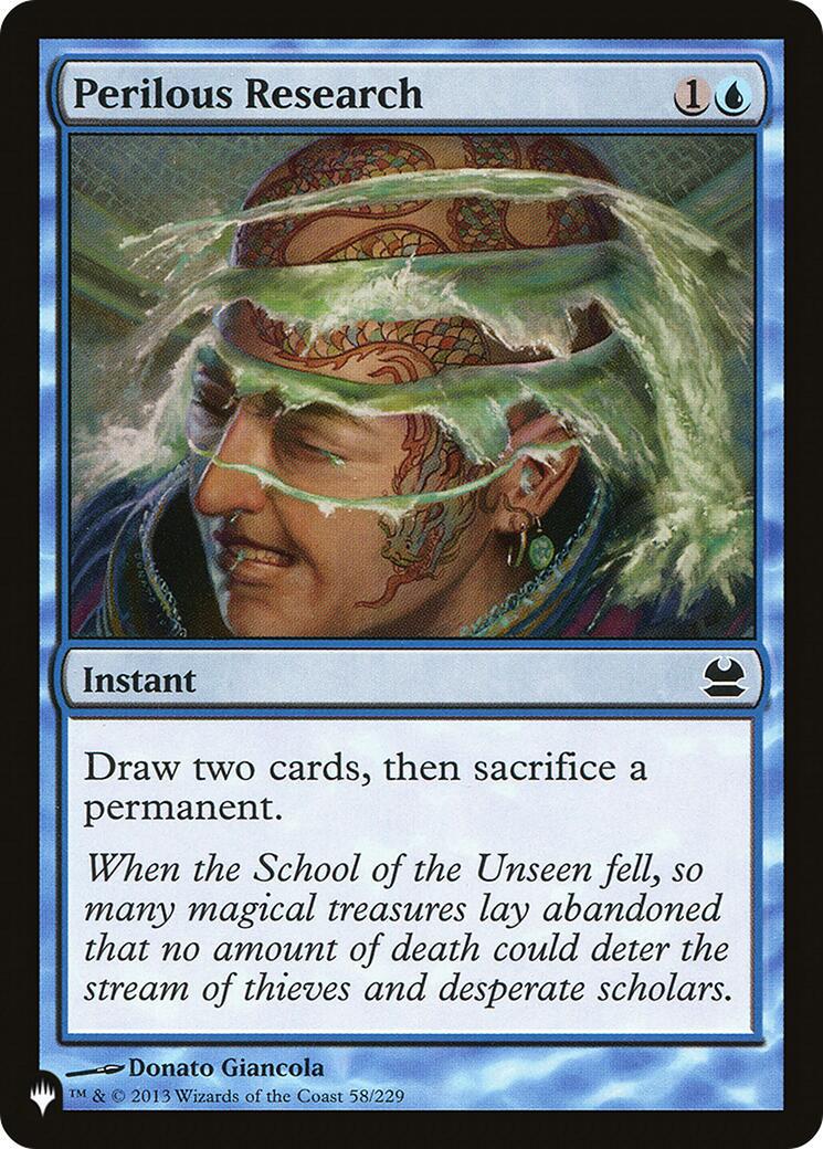 Perilous Research #58 Magic The List Reprints