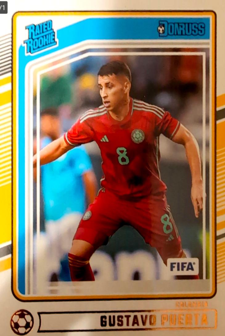 Gustavo Puerta #179 Soccer Cards 2024 Panini Donruss