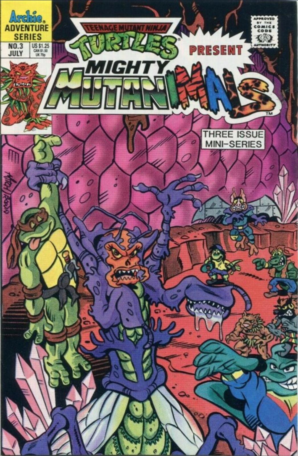 Mighty Mutanimals #3 (1991) Comic Books Mighty Mutanimals