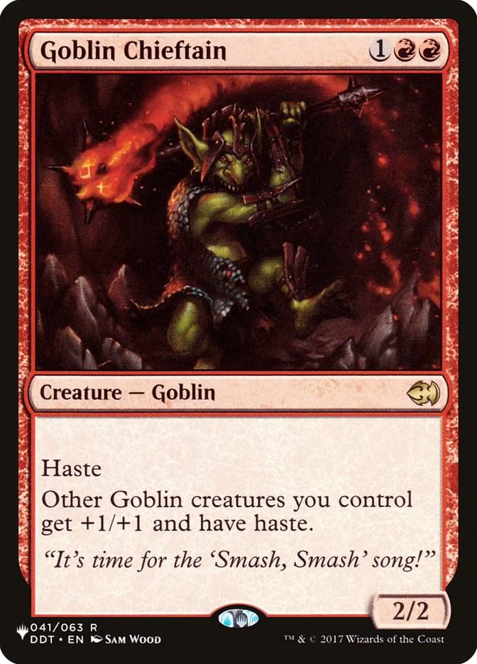 Goblin Chieftain (Magic The List Reprints)