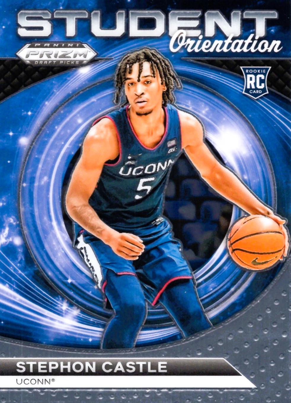 Stephon Castle #13 Basketball Cards 2024 Prizm Draft Picks Student Orientation