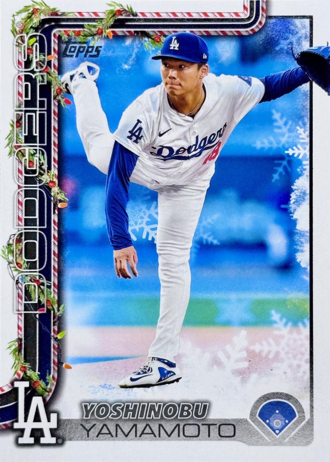 MBS です。　　　　　【No.2】 Yoshinobu Yamamoto #H159 Prices | 2025 Topps Holiday | Baseball Cards