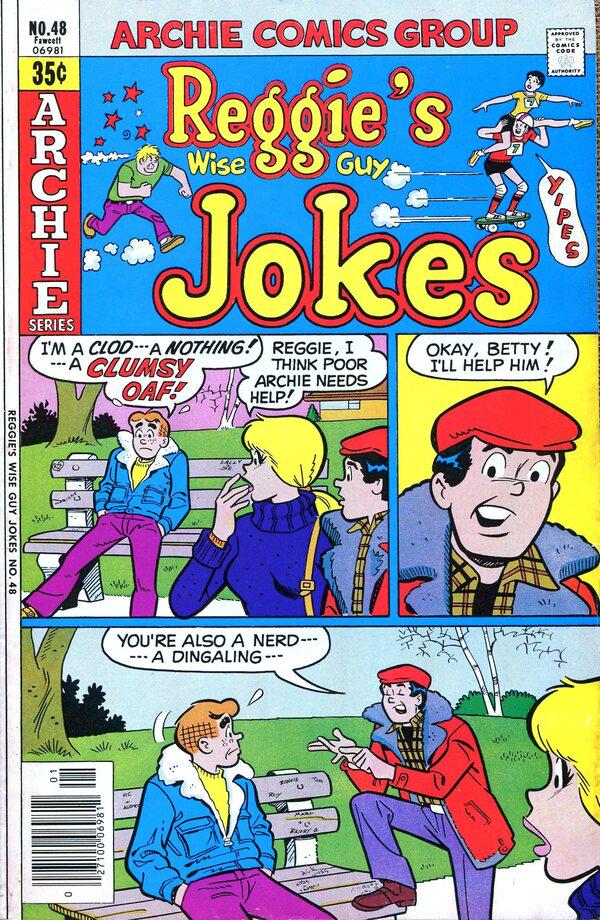 Reggie's Wise Guy Jokes #48 (1979) Comic Books Reggie's Wise Guy Jokes