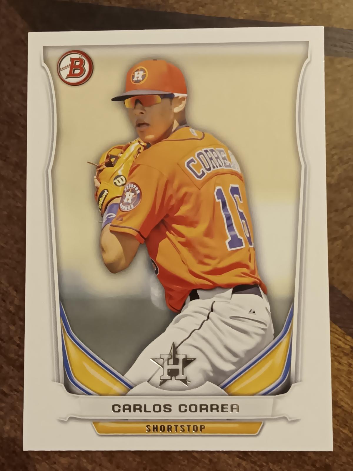 Carlos Correa #TP-3 2014 Bowman Draft Baseball Top Prospects