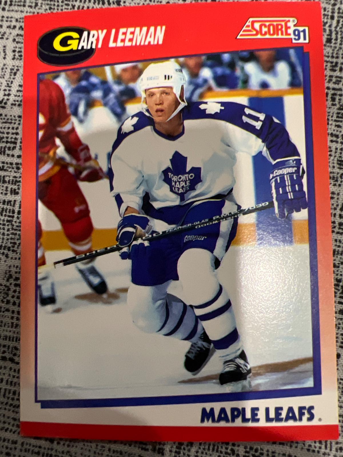 Gary Leeman #77 Hockey Cards 1991 Score Canadian