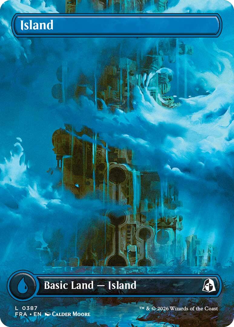 Island [Borderless Foil] #387 Precios | Magic Reality Fracture ...