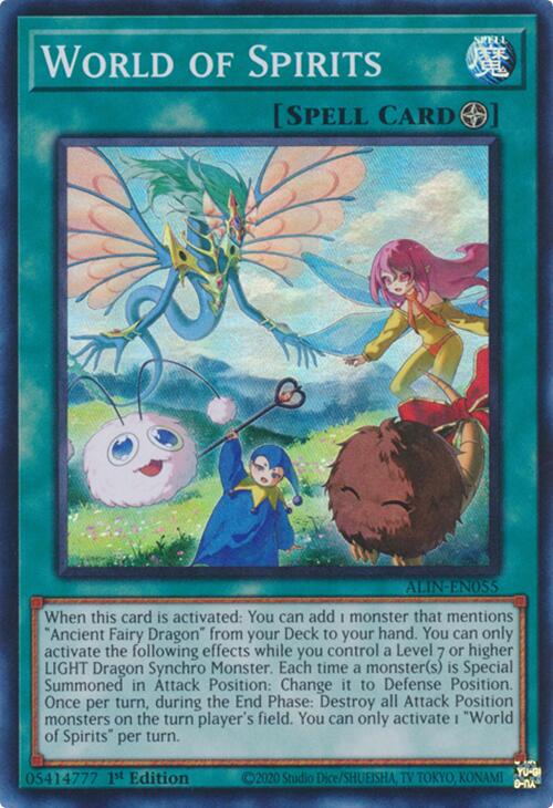 World of Spirits ALIN-EN055 YuGiOh Alliance Insight