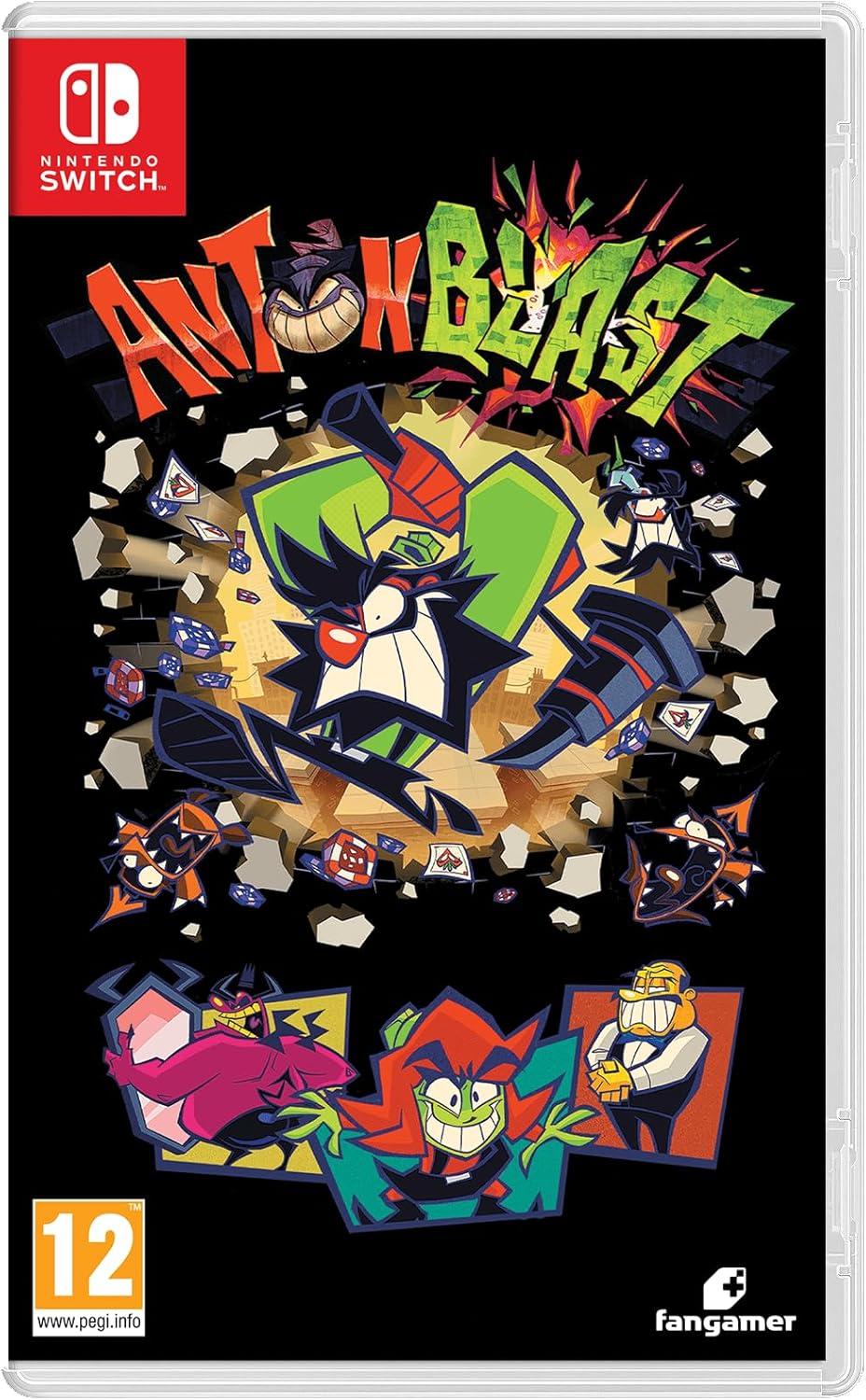 Carátula de Antonblast para Switch (edición PAL España)