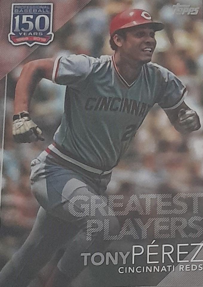Tony Perez #GP-32 Baseball Cards 2019 Topps 150 Years of Baseball Greatest Players