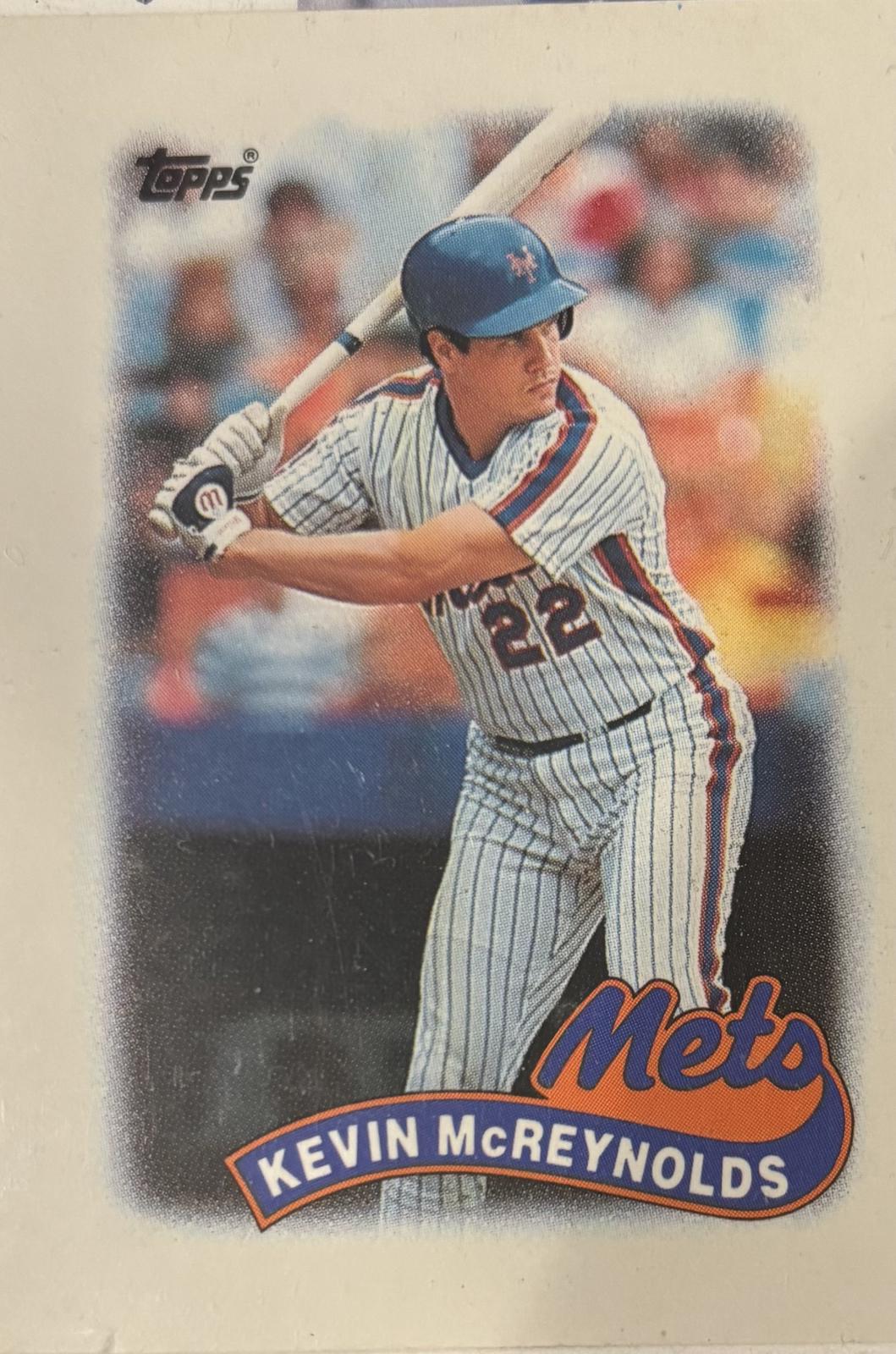 Kevin McReynolds #27 Baseball Cards 1989 Topps Mini League Leaders