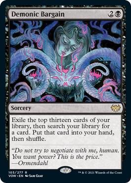 Demonic Bargain (Magic Innistrad: Crimson Vow)
