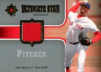 Josh Beckett #SM-JM Baseball Cards 2007 Ultimate Collection Star Materials