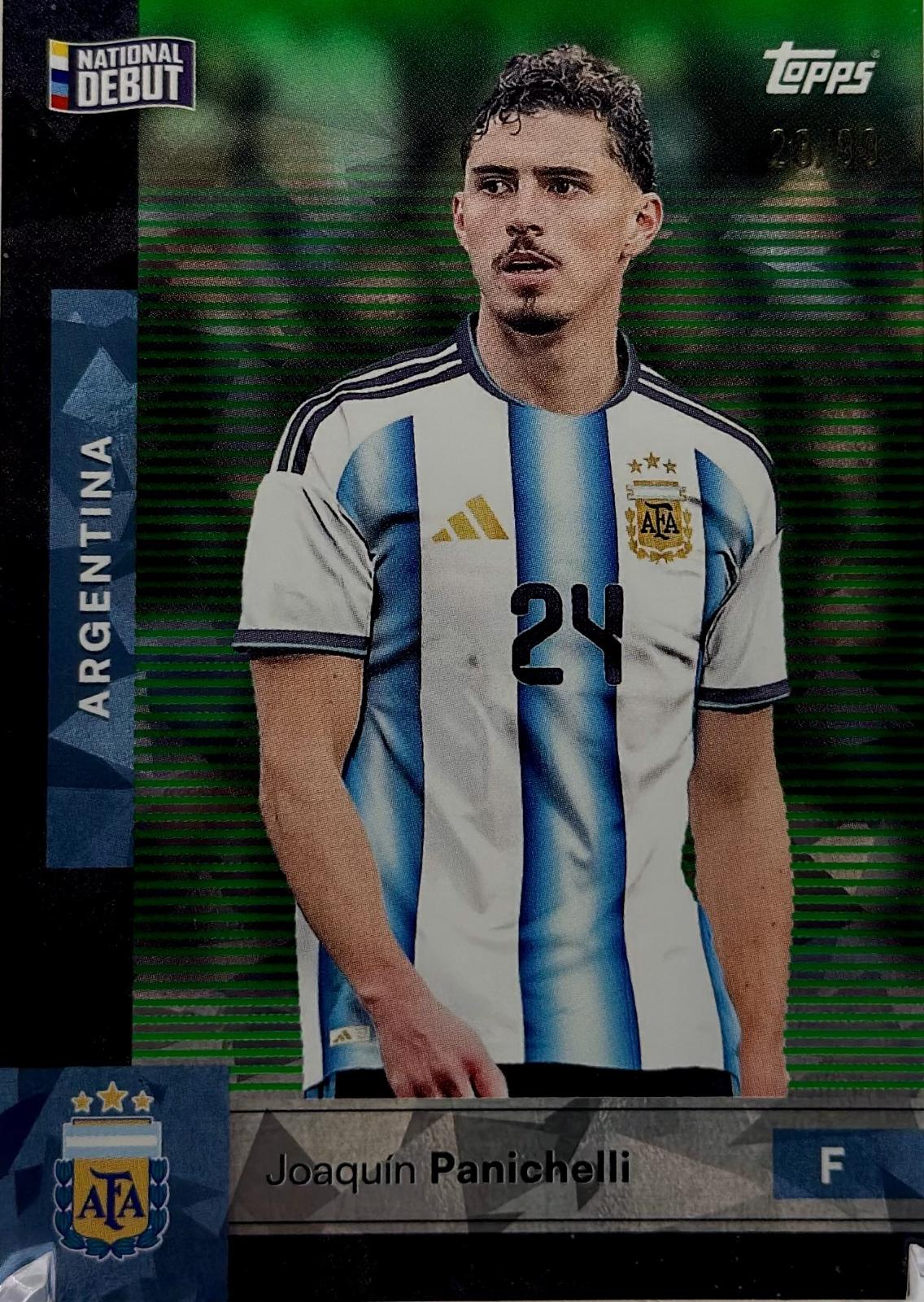 Joaquin Panichelli #20 2026 Topps Argentina Team Set Soccer