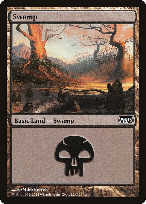 Swamp #239 Magic M13