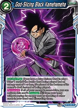 God-Slicing Black Kamehameha BT10-057 Dragon Ball Super Rise of the Unison Warrior