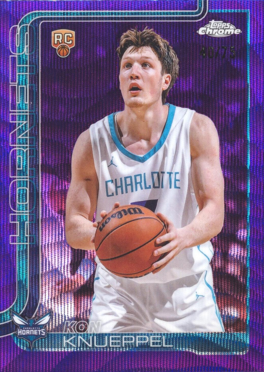 Kon Knueppel [Purple Wave Refractor] #254 Prices | 2025 Topps