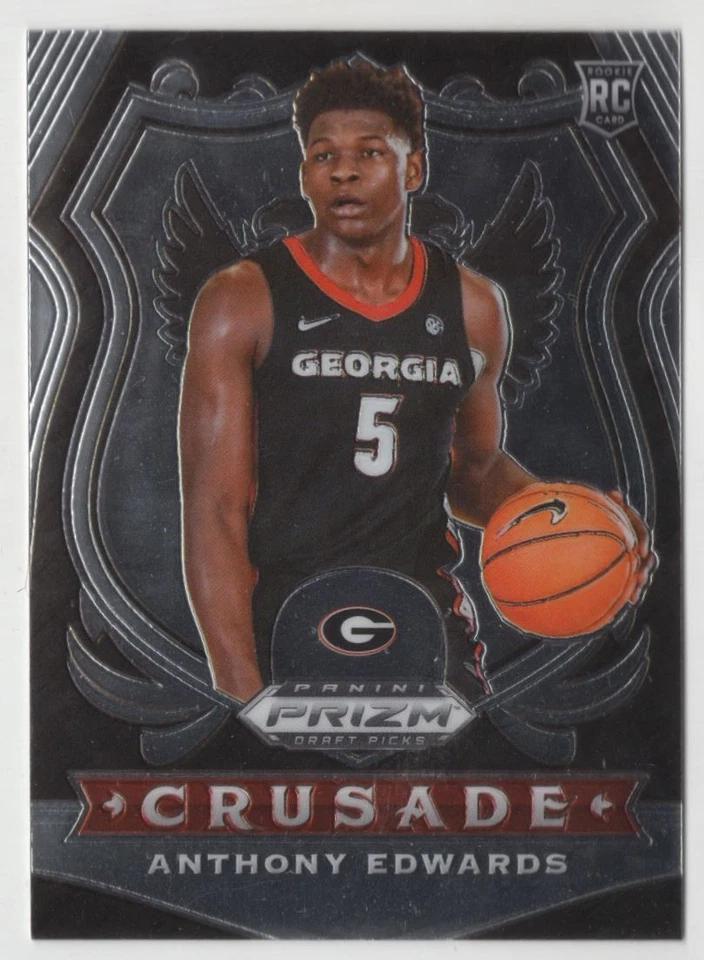 Anthony Edwards #81 Basketball Cards 2020 Panini Prizm