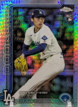 2025 Topps Chrome Update Roki Sasaki [Prism Refractor] #USC73 card