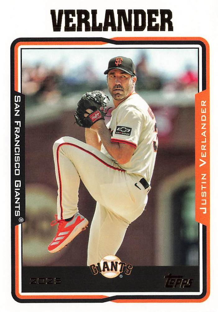 Justin Verlander #235 2025 Topps Archives Baseball