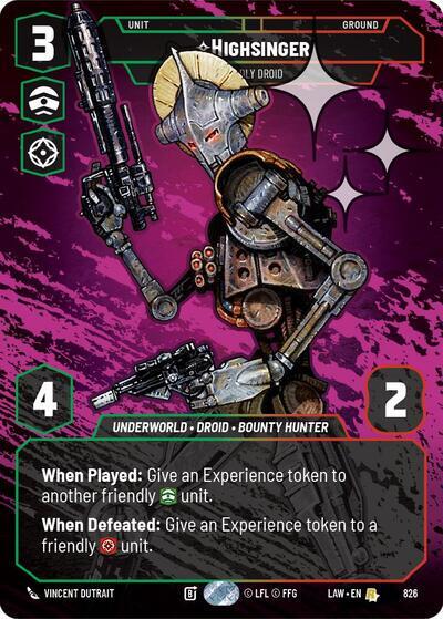 Highsinger - Deadly Droid [Prestige Foil] #826