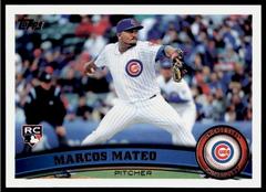 Marcos Mateo #431 Baseball Cards 2011 Topps Prices