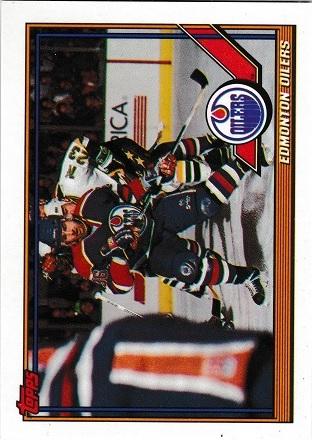 Edmonton Oilers #103 Hockey Cards 1991 Topps