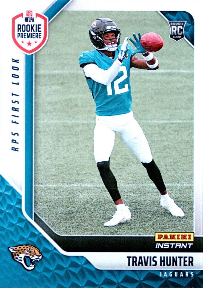 2025 Panini Instant First Look Travis Hunter #RPSFL-35 card