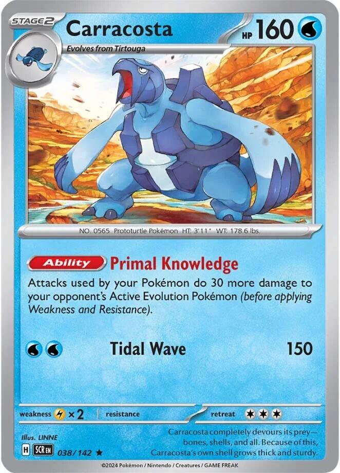 Carracosta #38 Pokemon Stellar Crown