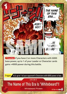 The Name of This Era Is Whitebeard!! ST30-015
