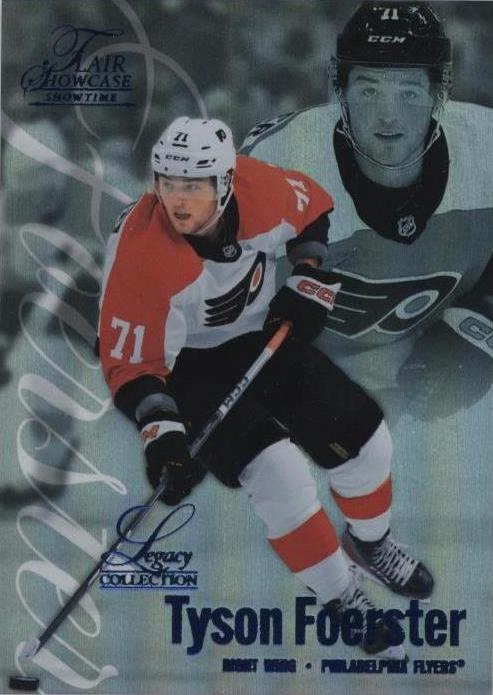 Tyson Foerster #28 2023 Fleer Ultra Flair Showcase Legacy Collection Hockey