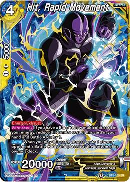 Hit, Rapid Movement BT8-108 Dragon Ball Super Malicious Machinations